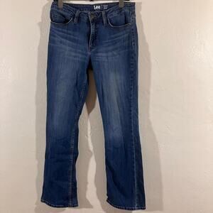 Lee Regular Fit Boot Cut Mid‎ Rise Medium Wash Denim Jeans